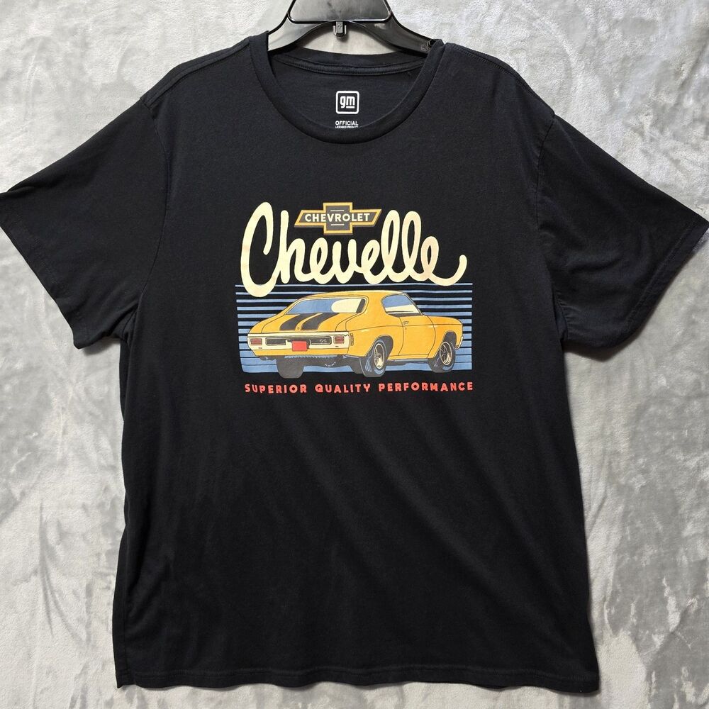 Chevrolet Chevelle T Shirt Mens XXL Superior Quality Performance Official GM EUC